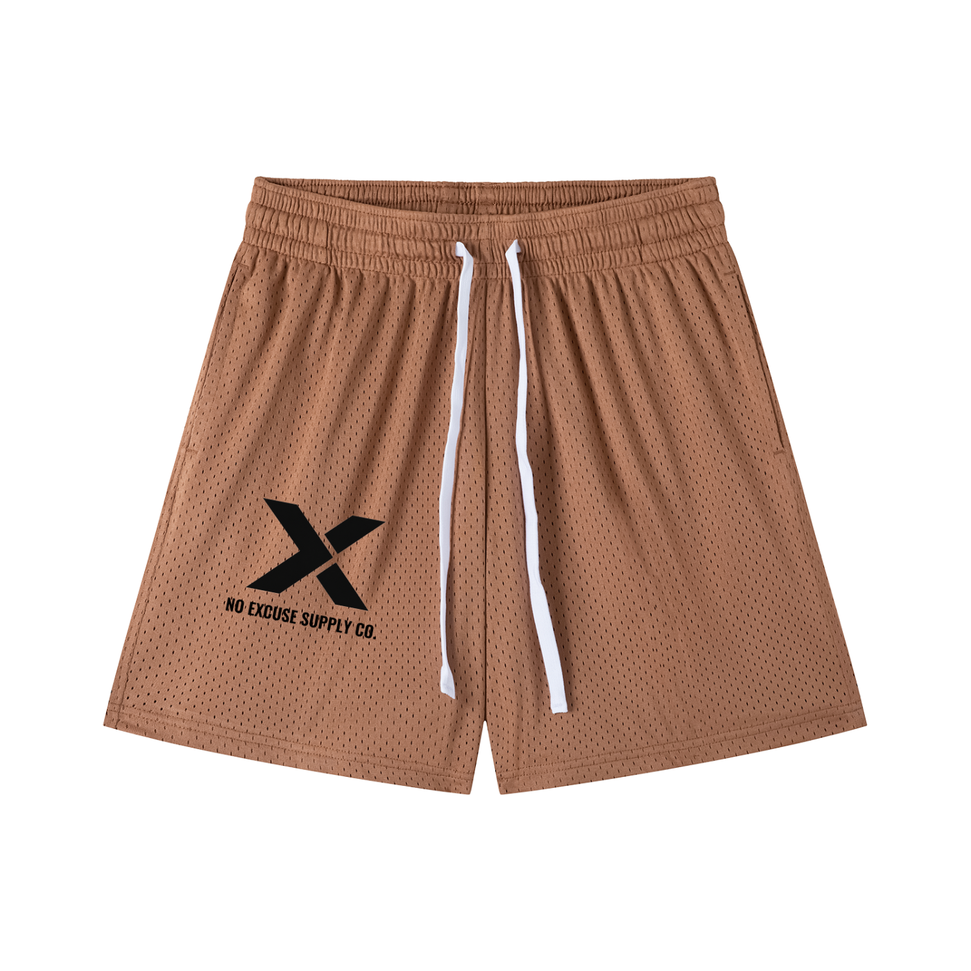 Mesh Drawstring Shorts