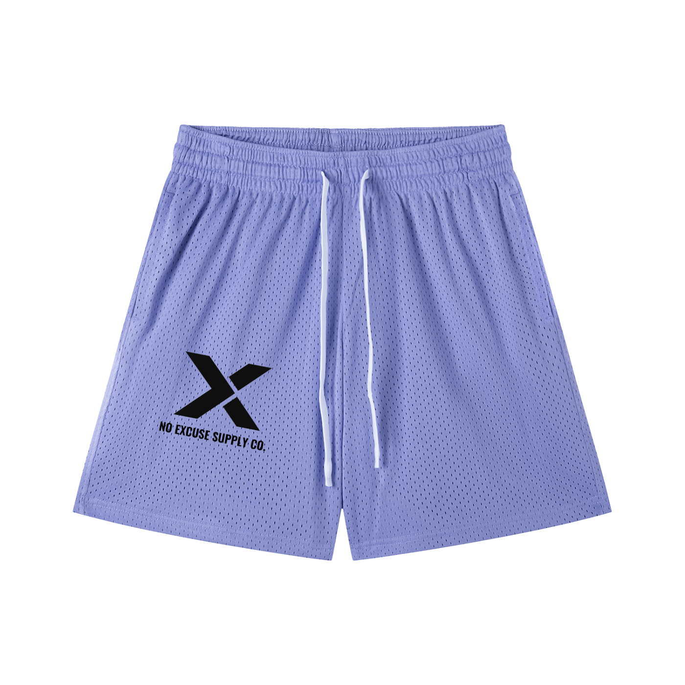 Mesh Drawstring Shorts