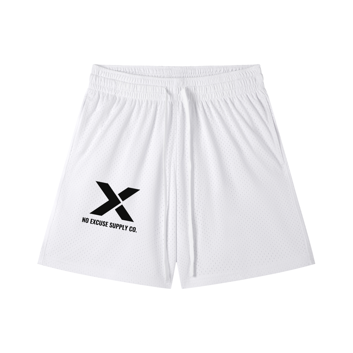 Mesh Drawstring Shorts