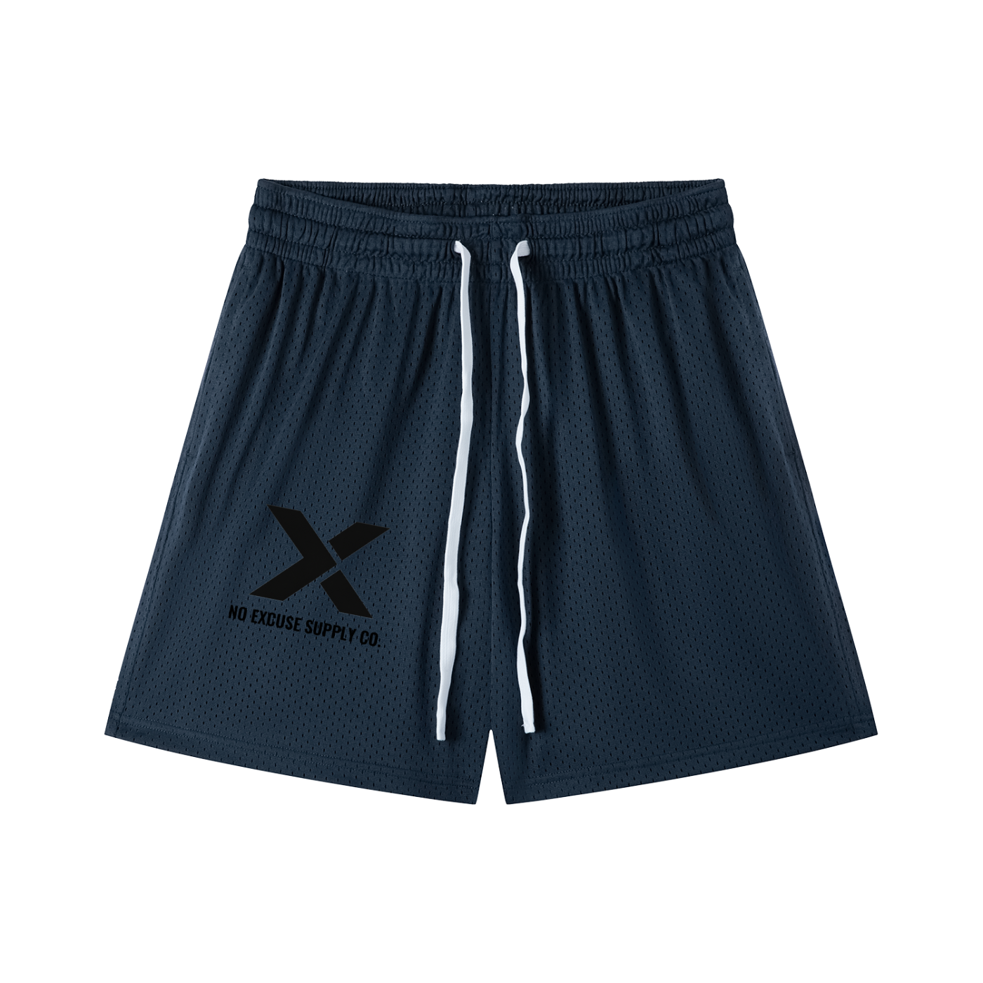 Mesh Drawstring Shorts