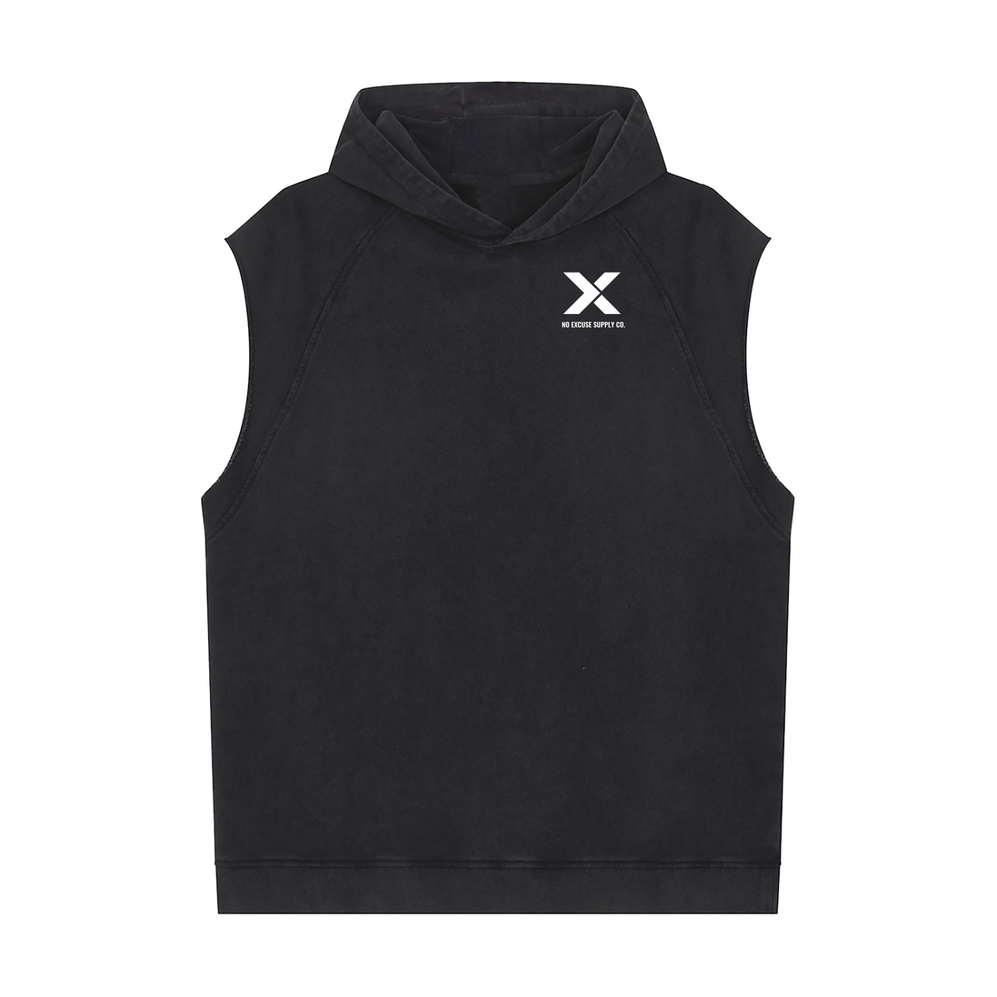 No Shortcut Sleeveless Hoodie